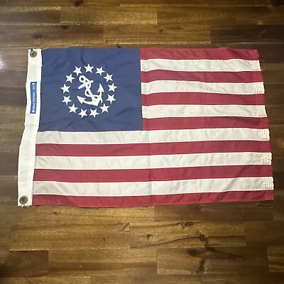 Vintage United States Flag 13 Stars Anchor  Ensign Boating Boat Yacht • $29.99