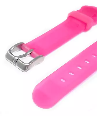 Timex Pink Marathon Wrist Watch Band PU Band T5K367 T5K365 T5K366 T5K368 T5K50 • $37.46