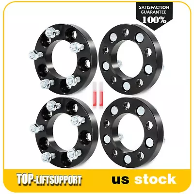 4x 1 Inch 5x4.5 5x114.3 Wheel Spacers 12x1.25 Fits Infiniti G35 G37 M35 M37 Q60 • $65.10