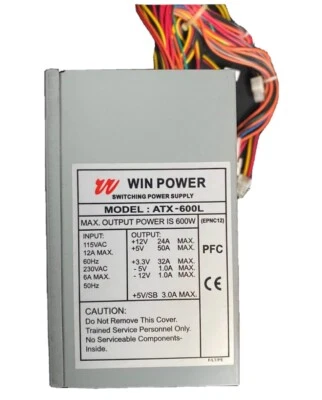£14.99 • Buy Genuine 600W Power Supply