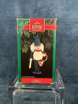 Hallmark 1992 “Ludwig The Musician” French Horn Nutcracker Ornament- ! • $2.95