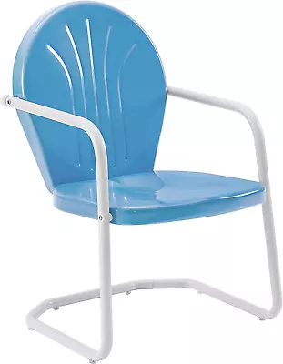 Griffith Metal Outdoor Chair - Sky Blue • $113.87