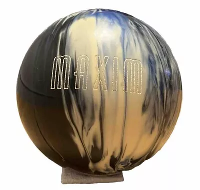 EBONITE Maxim Bowling Ball Blue/white Swirl 15 Pound Drilled Made In USA • $24.95