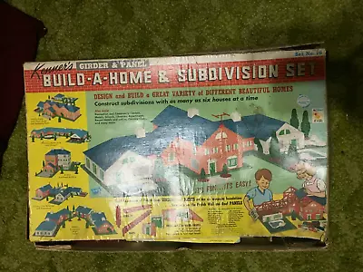 Kenner's Girder And Panel 1962 Build-A-Home & Subdivision Set No. 16 • $149.95