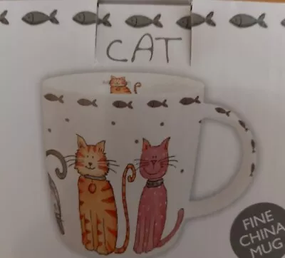 China Mug Large Cats Design Lesser & Pavey Adorable 340ml  Gift Boxed Too • £8.20