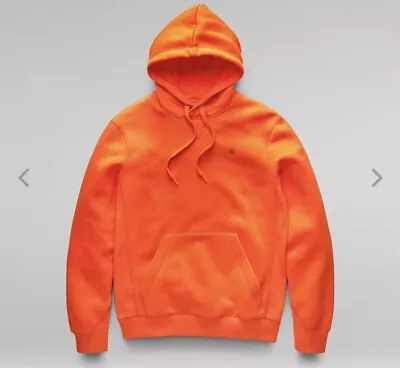 G-Star Raw Men’s Premium Core Pullover Hoodie Orange $110 Medium New • $69.99