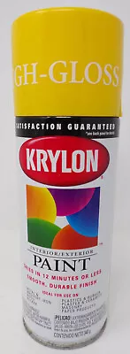 Vintage Krylon Spray Paint Can Sun Yellow 1806 Hight Gloss Satin • $14.95