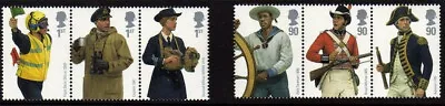 £5.40 • Buy GB BELOW FACE 2009 Military, Royal Navy Uniforms, WRNS, Marine, Etc MNH / UNM