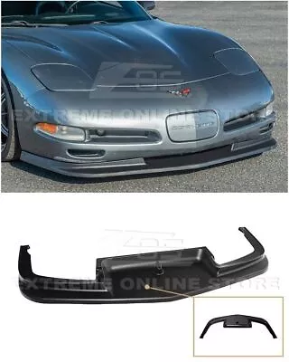 For 97-04 Corvette C5 Performance Matte Black Front Bumper Vented Lip Splitter • $159.07