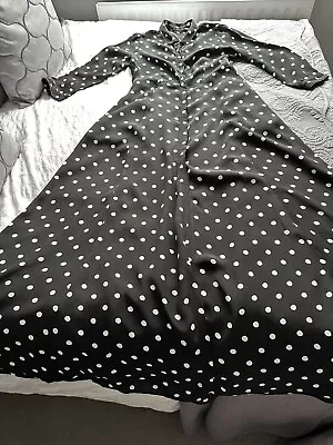 Zara Polka Dot Maxi Dress Size M • £30