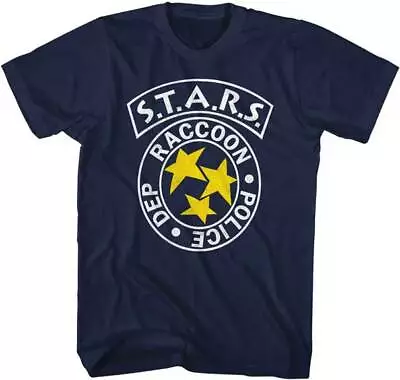 Resident Evil STARS Racoon City Police Dept Badge Zombie Game Men's T Shirt • $23.50