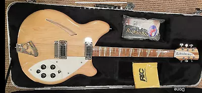 2023 Rickenbacker 360/6 Guitar - Mapleglow - Excellent Condition • $1799