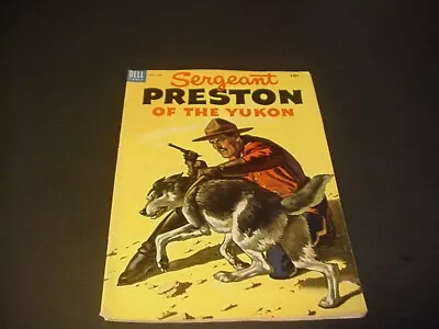 Vintage 1954 Western Sergeant Preston Of The Yukon # 9 Vg/fine Comic Book Dell • $18