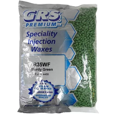 Green Premium GRS R35WF Injection Wax 1Kg Jewellery Lost Wax Casting - TC020 • £29.19