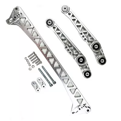 For Honda Civic EG Rear Lower Control Arm +Tie Bar + Subframe Brace 92-95 Silver • $98.86