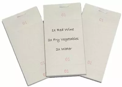 10 Single Kitchen Restaurant Pads Cafe Takeaway Pub Food Waiter Numbered Order • £5.99