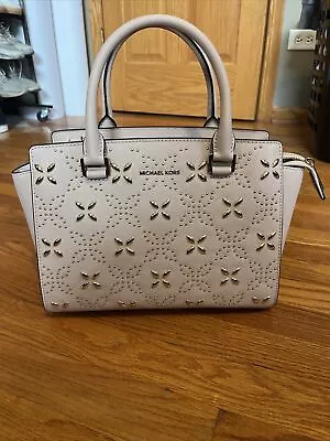 Michael Kors Studded Saffiano Leather Messenger • $60