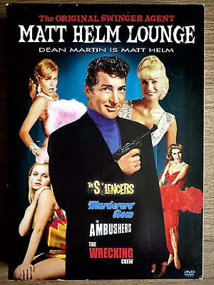 Matt Helm Lounge DVD Box Set 4 1960s Dean MArtin Spy Movie Classics Region 1 • $18.30