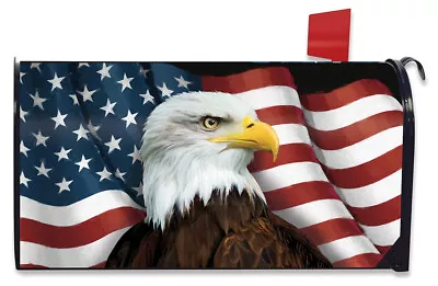 American Eagle Patriotic Magnetic Mailbox Cover USA Standard Briarwood Lane • $17.97