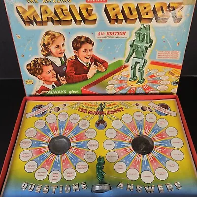 Original Vintage 1953 The Amazing Magic Robot 4th Edition A Merit Game Works • £39.95