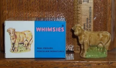 VINTAGE WADE  WHIMSIE  #27  Cow With Box SET 6  1975- 1984 • $9