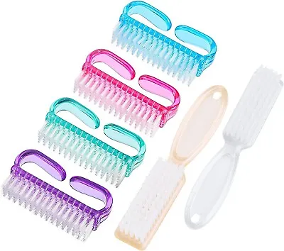 6 Pack Handle Grip Nail Cleaning Brush Qeedy Fingernail Brush Cleaner • $8.98