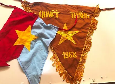FLAG  VC Vietcong NVA NLF North VN Army Flag TO WIN In 1968 Year VIET CONG  Z • $45