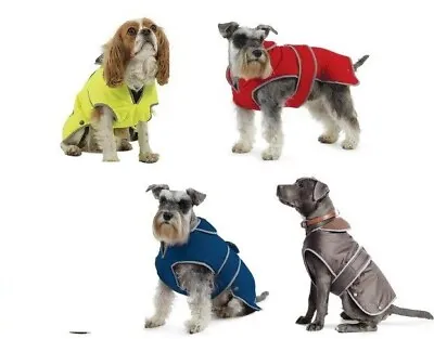 Ancol Stormguard Dog Coat Waterproof Fleece Lined Warm • £18.49
