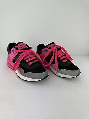 Osiris Uprise Skateboarding Skate Shoes Women’s Size 7.5 Black Pink Teal • $30