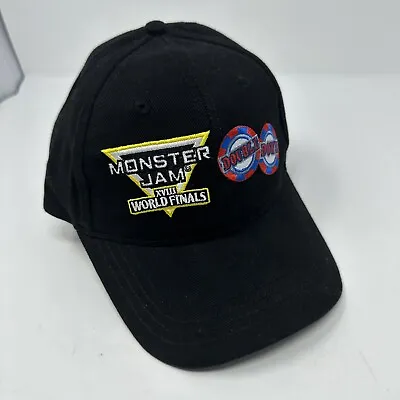 Monster Jam World Finals XlX Double Down Showdown Cap Hat Adjustable Black NWOT • $10.99