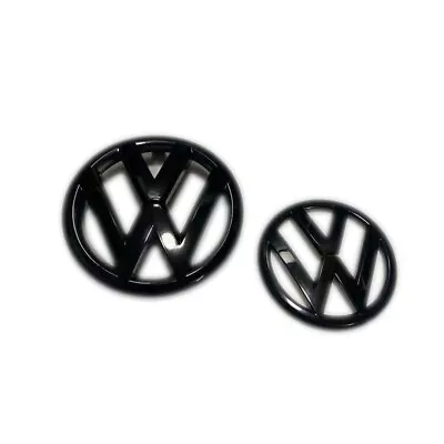 Glossy Black Front And Rear Badge Emblem For VW Volkswagen MK6 GTI GOLF6 Set • $69.99