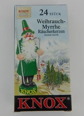New German Made Knox Myrrh Scent 24 Medium Incense Cones For Smokers • $6.99