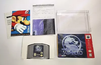 Mortal Kombat Mythologies: Sub-Zero (Nintendo 64 N64) In Box W/ Poster Reg Card • $225