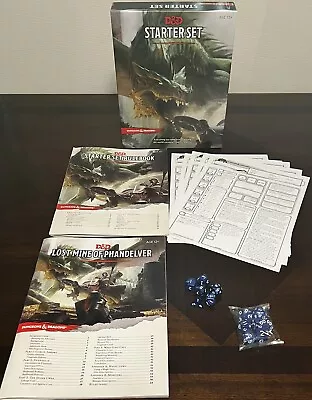 Wizards Of The Coast Dungeons & Dragons Starter Set  Ex Con. Extra Set Of Dice • $19.99