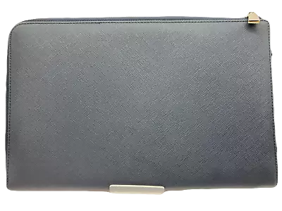 COMME CA MEN Leather Clutch Bag Blue USED T200-1 • $23.98