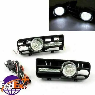 Fog Light 5 LED Front Bumper Grille DRL Lamp For 99-04 VW Golf MK4 GTI TDI CA • $65.61