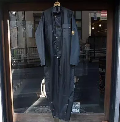 Belstaff TOWNMASTER 90 Logo Tag Jumpsuit Men XL Black Vintage 70-80's From Japan • $655.69