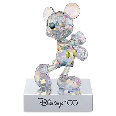 Swarovski Crystal Disney100 Mickey Mouse Figurine Decoration 5658442 • $348.95