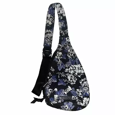 Vera Bradley Essential Compact Sling Bag Frosted Floral 13  X 6  • $18.99