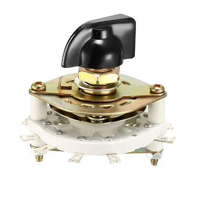 2P4T 2 Pole 4 Position 1 Deck Band Channel Rotary Switch Selector With Knob • $8.97