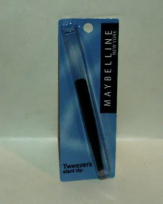 1 Maybelline New York Slant Tip Tweezers High Quality Makes Tweezing Easier NIP • $4.99