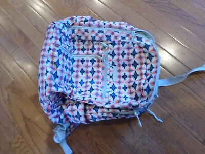 Vera Bradley Lighten Up Grand Backpack - Water Geo Super Nice  Clean • $40