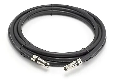 RG-11 Coax Cable - F Type Compression Connector |Black| 100 FT Coaxial • $54.97
