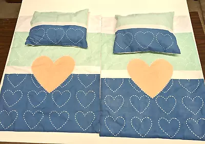 My Twinn Doll Bedding Set  Pair Of Pillows & Comforters For Bunk Beds • $15