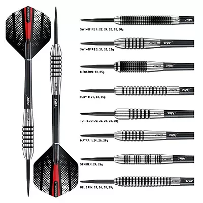 RED DRAGON Flightmasters Tungsten Darts Set 21g22g23g24g25g26g28g29g30g • £24.90