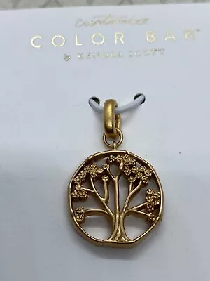 Kendra Scott Cherry Blossom Tree Charm In Rose Gold Tone • $17