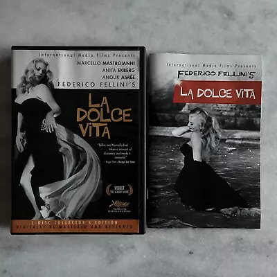 La Dolce Vita (DVD 2004 2-Disc Set Collectors Edition) Federico Fellini Rare • $13.95