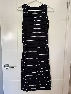 Ladies Size 10 MATERNITY  Black White Tank Dress Target • $5