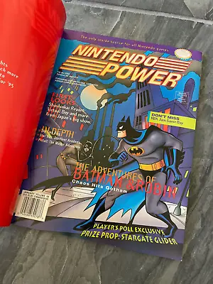 Nintendo Power Vol. 68 Jan 1995 BONUS ISSUE Batman & Robin W/ Mega Man X2 Poster • $18.69
