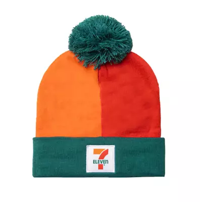 7-ELEVEN Stores - Colorblock Beanie Knit Hat Cap 7-11 - NEW • $28